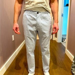 Bonobos pants 👖 size S short stripes blue white summer pants lightweight small